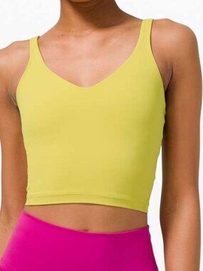 Lululemon Align Tank Top Yellow Pear Size 10